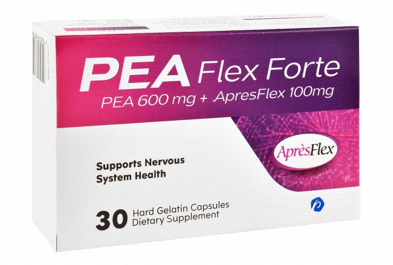 Pea Flex Forte 600mg Pea & 100mg ApresFlex Nervous System Health Support Supplement