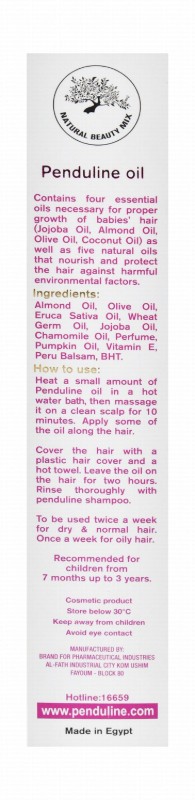 Penduline Kids Hair Oil