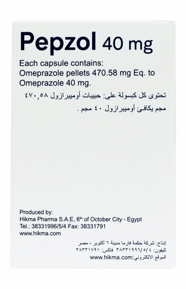 Pepzol 40mg Omeprazole