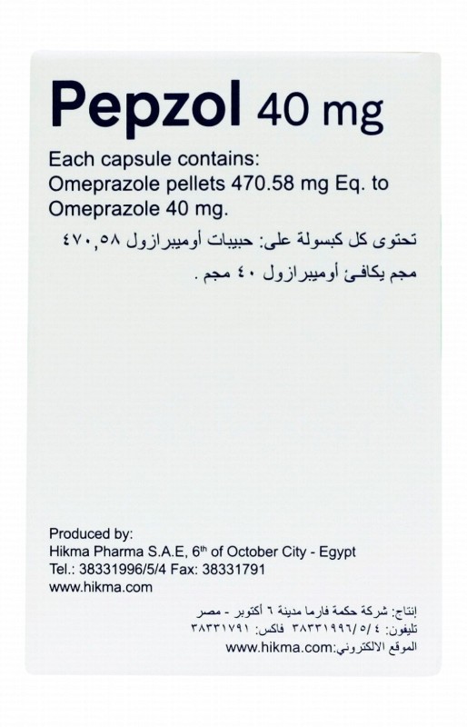 Pepzol 40mg Omeprazole