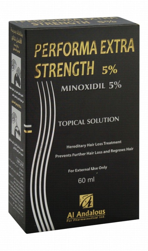 Performa Extra Strength 5% Minoxidil Topical Hair Loss Treatment Spray for Men