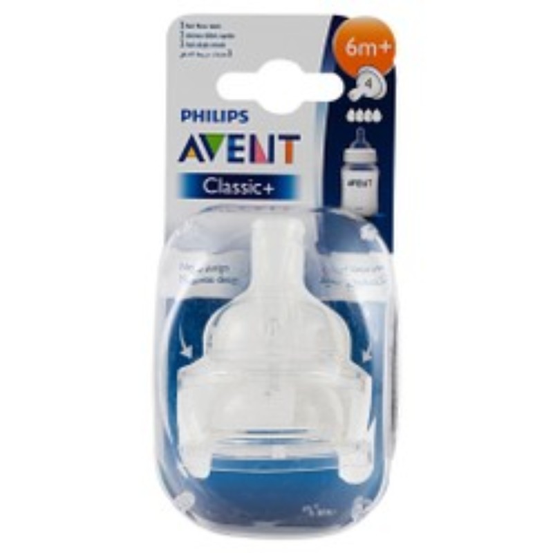 Philips Avent Classic Fast Flow Teats (6+ Months)