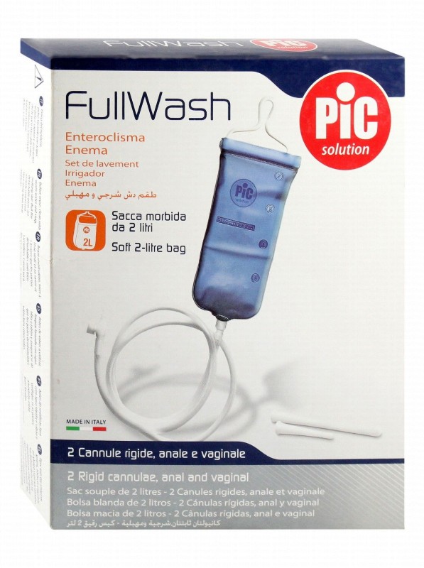 Pic Solution Fullwash Enema Kit with 2L Soft Bag