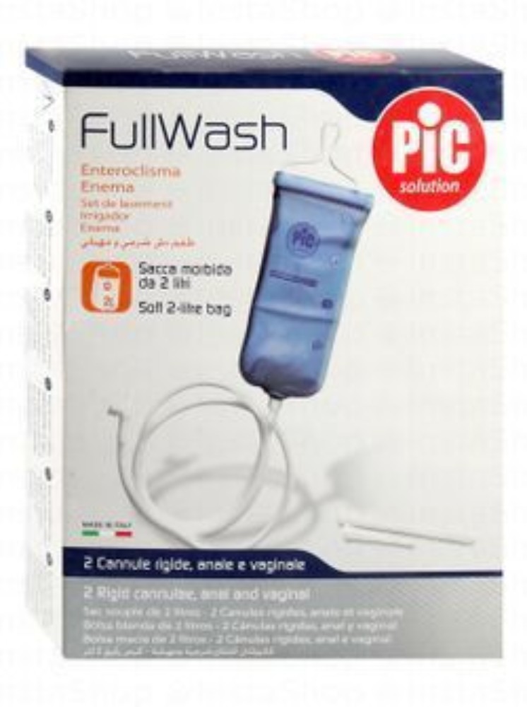 Pic Solution Fullwash Enema Kit with 2L Soft Bag