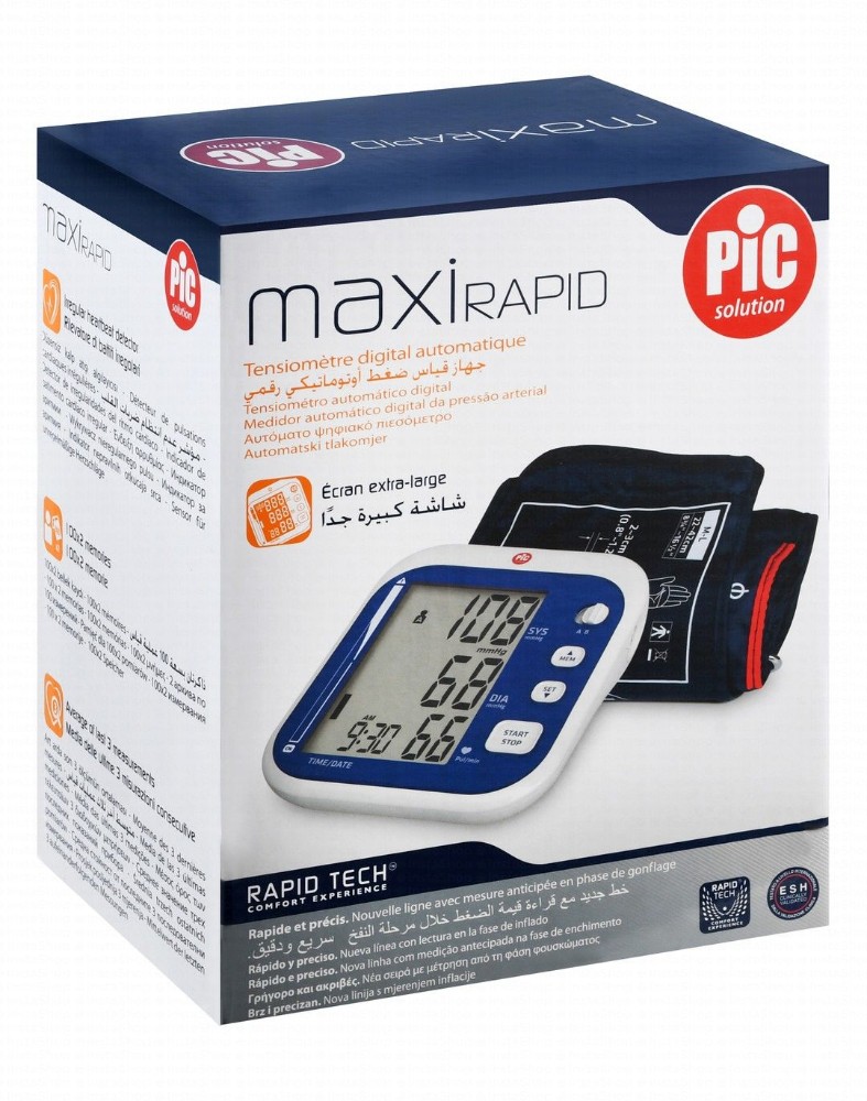 Pic Solution Maxi Rapid Automatic Digital Blood Pressure Monitor