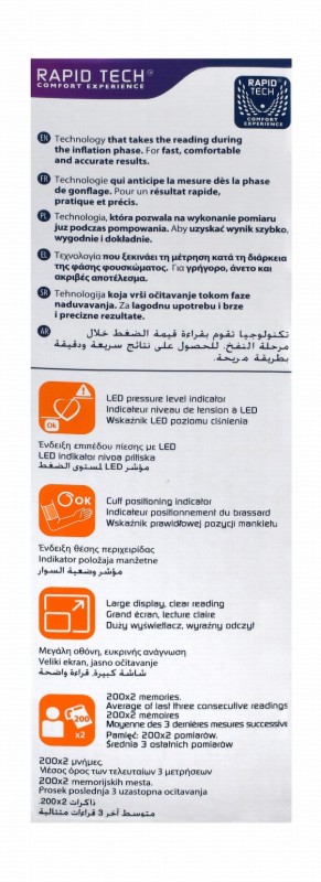 Pic Solution One Rapid Digital Arm Blood Pressure Monitor