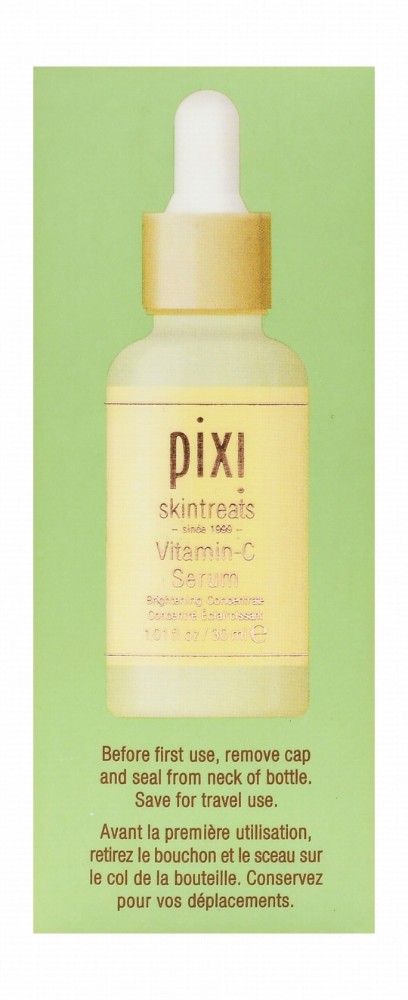 Pixi Skintreats Antioxidant & Brightening Concentrated Vitamin C Serum with Ferulic Acid & Probiotics for All Skin Types - cruelty free, parabens free, animal testing free