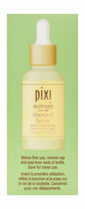 Pixi Skintreats Antioxidant & Brightening Concentrated Vitamin C Serum with Ferulic Acid & Probiotics for All Skin Types - cruelty free, parabens free, animal testing free