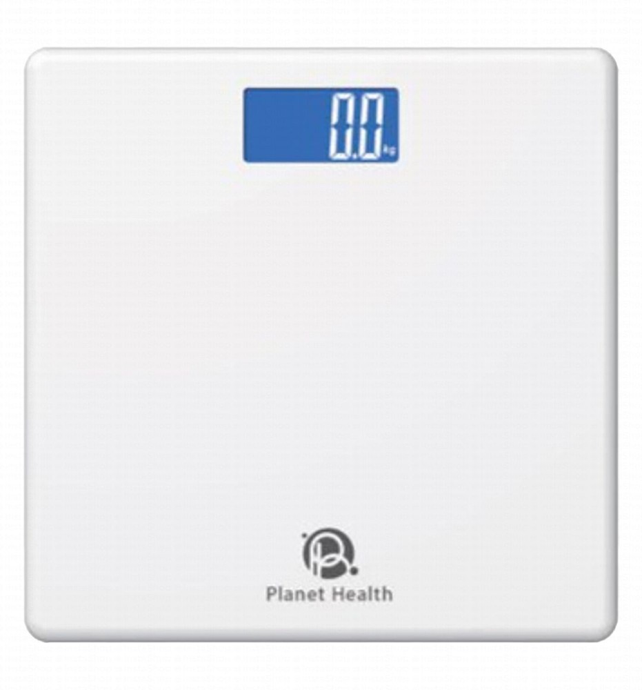 Planet Health Body Weight Scale (Up to 180kg) - White