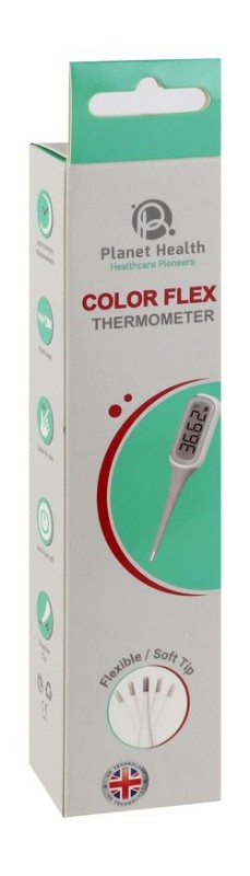 Planet Health Color Flex Thermometer - White