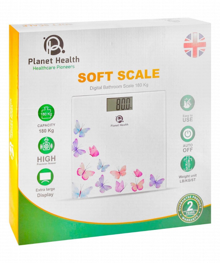 Planet Health Soft Digital Bathroom Scale (Up to 180kg)