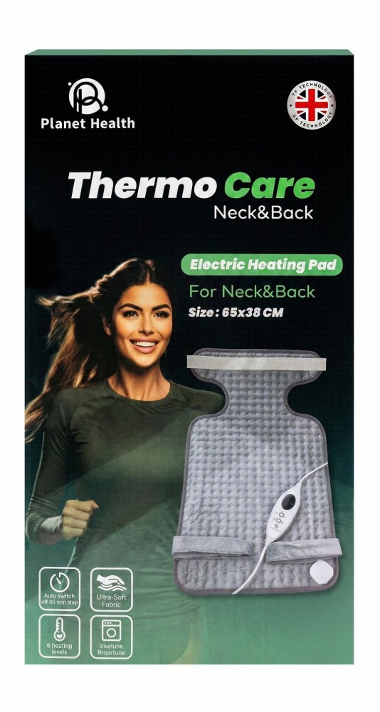 Planet Health Thermo Care Electric Heating Pad For Neck & Back (65x38cm)