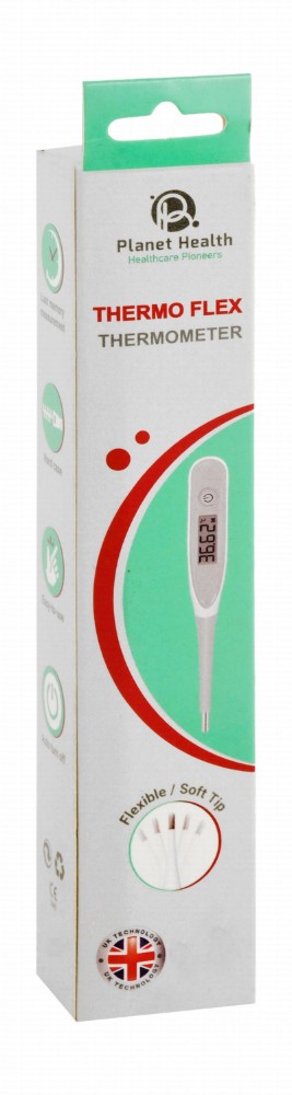 Planet Health Thermo Flex Waterproof White Digital Thermometer