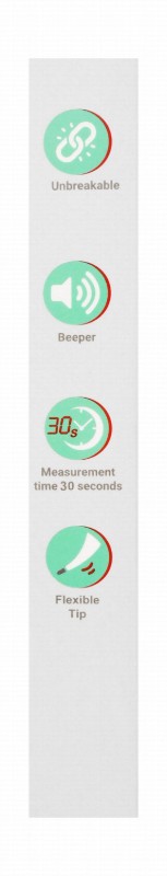 Planet Health Thermo Flex Waterproof White Digital Thermometer