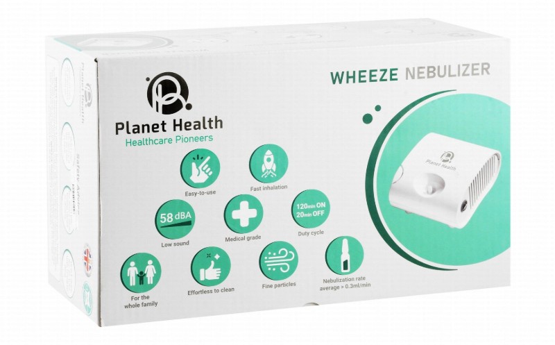 Planet Health Wheeze Nebulizer - White