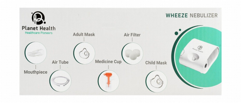 Planet Health Wheeze Nebulizer - White