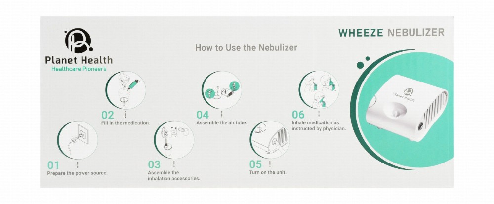 Planet Health Wheeze Nebulizer - White