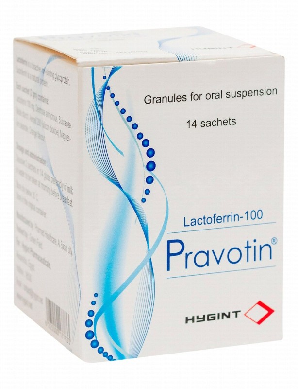 Pravotin 100mg Lactoferrin Oral Suspension Granules