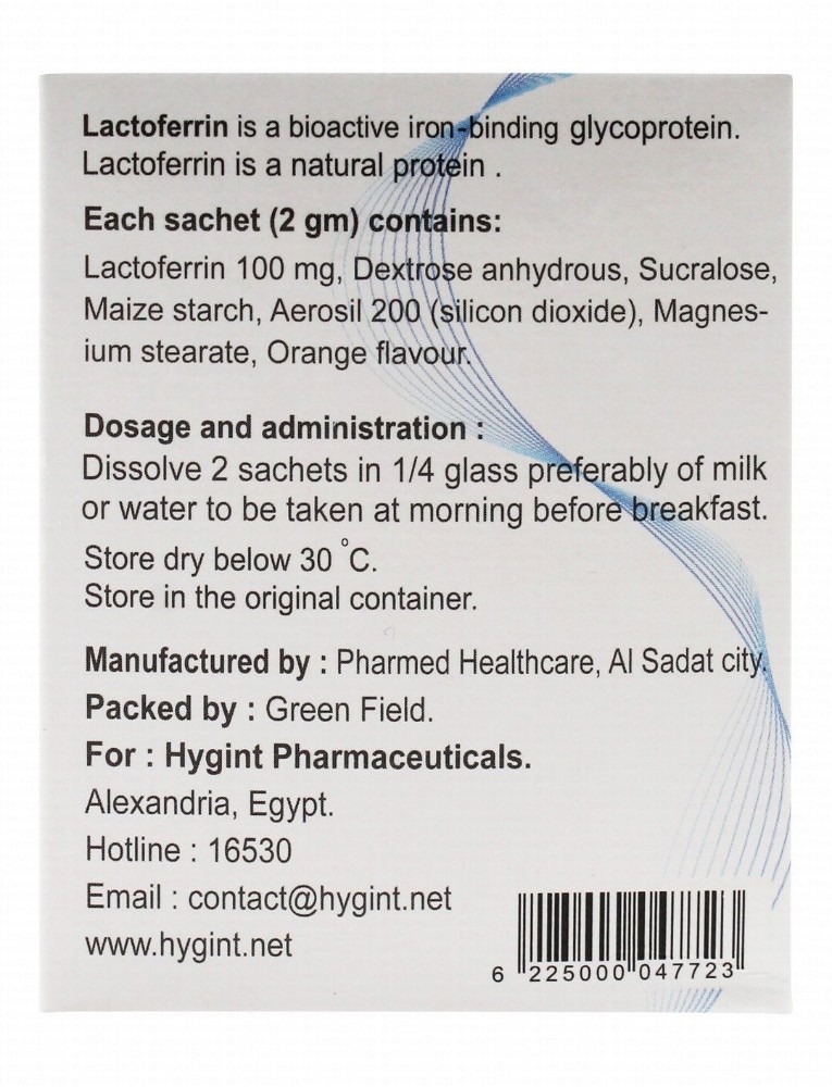 Pravotin 100mg Lactoferrin Sachets