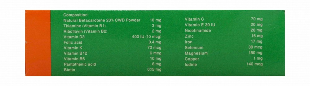 Pregnacare Supplement with Vitamins & Minerals - gluten free, preservatives free, vegetarian