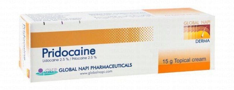 Pridocaine 2.5% Lidocaine & 2.5% Prilocaine Topical Cream