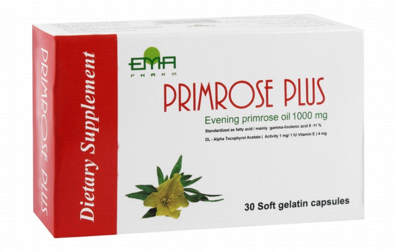 Primrose Plus 1000mg Evening Primrose Oil Supplement