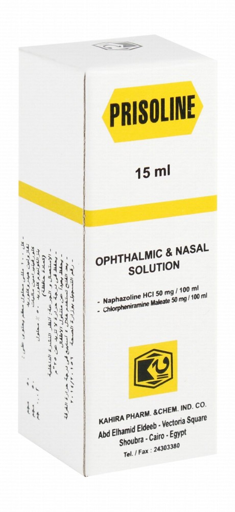 Prisoline with Naphazoline HCL & Chlorpheniramine Maleate Ophthalmic & Nasal Solution