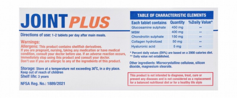 Pro-Bio Pharma 450mg Glucosamine Sulfate Joint Support Supplement with Chondroitin Sulfate, Hydrolyzed Collagen & MSM