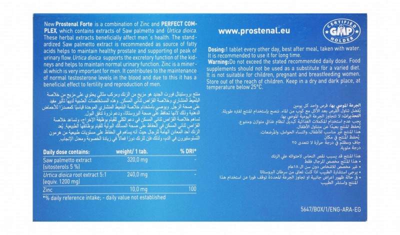 Prostenal Forte Fertility Support Supplement for Men