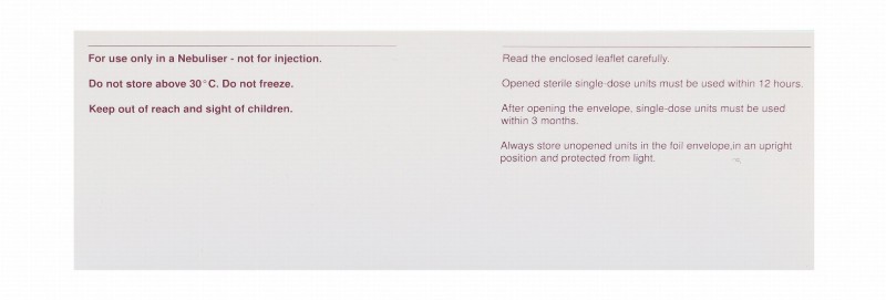 Pulmicort Sterile 0.5mg/ml Budesonide Nebulizing Suspension