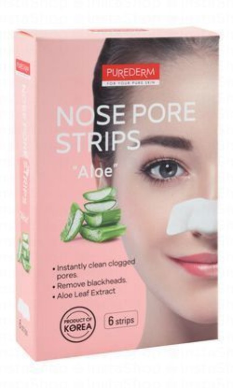 Purederm Botanical Choice Nose Pore Strips with Aloe Extract - parabens free