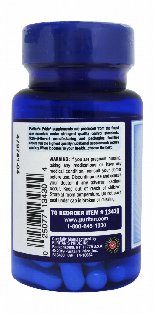 Puritan's Pride 5000mcg Biotin Supplement - gluten free, sugar free, lactose free