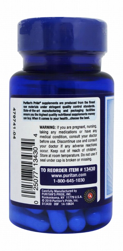 Puritan's Pride 5000mcg Biotin Supplement - gluten free, sugar free, lactose free