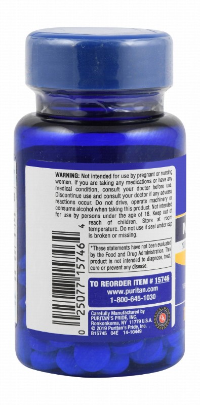 Puritan's Pride 5mg Melatonin Sleep Support Supplement - vegetarian, artificial colors free, gluten free