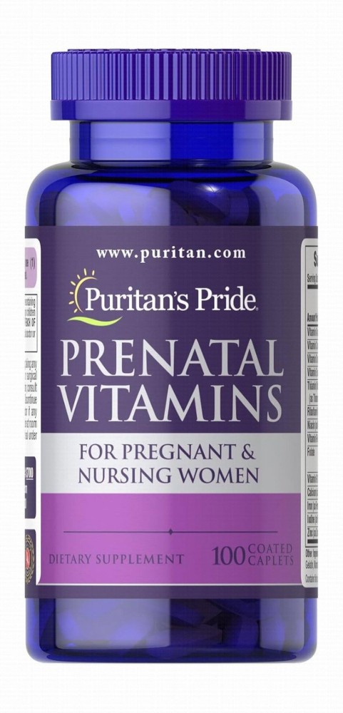 Puritan's Pride Prenatal Vitamin Supplement for Pregnant & Lactating Women