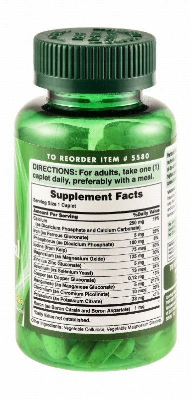 Puritan's Pride Super Chelated Multi-Mineral Supplement - vegetarian, gluten free, soy free