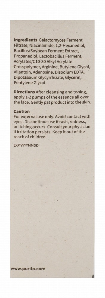 Purito Galacto Niacin 97 Moisturizing, Smoothing & Balancing Power Face Essence