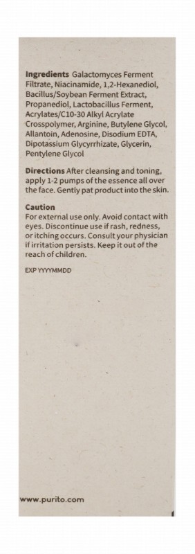 Purito Galacto Niacin 97 Moisturizing, Smoothing & Balancing Power Face Essence