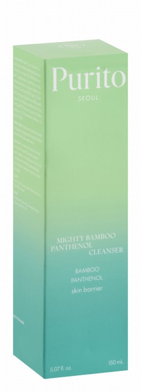 Purito Mighty Bamboo Panthenol Facial Cleanser - vegan, cruelty free, synthetic fragrance free