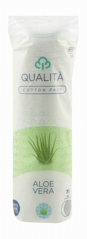 Qualita Cotton Pads with Aloe Vera
