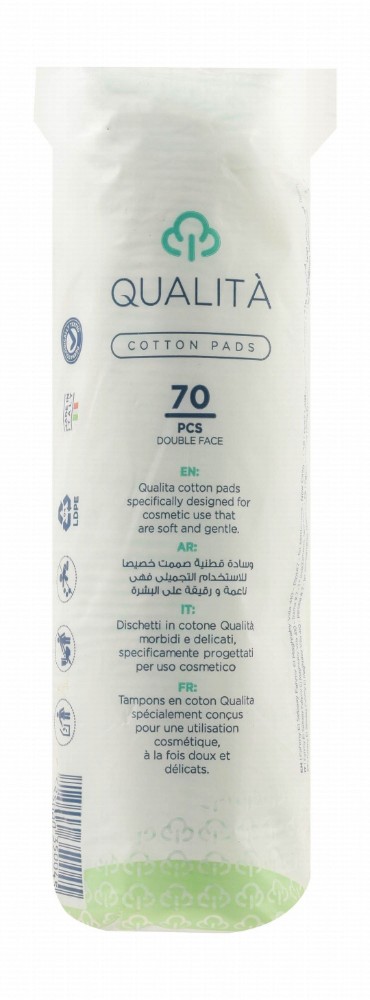 Qualita Cotton Pads with Aloe Vera