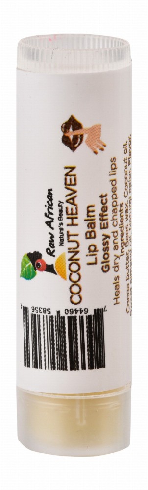 Raw African Glossy Coconut Heaven Lip Balm