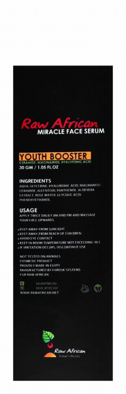 Raw African Miracle Face Serum - cruelty free