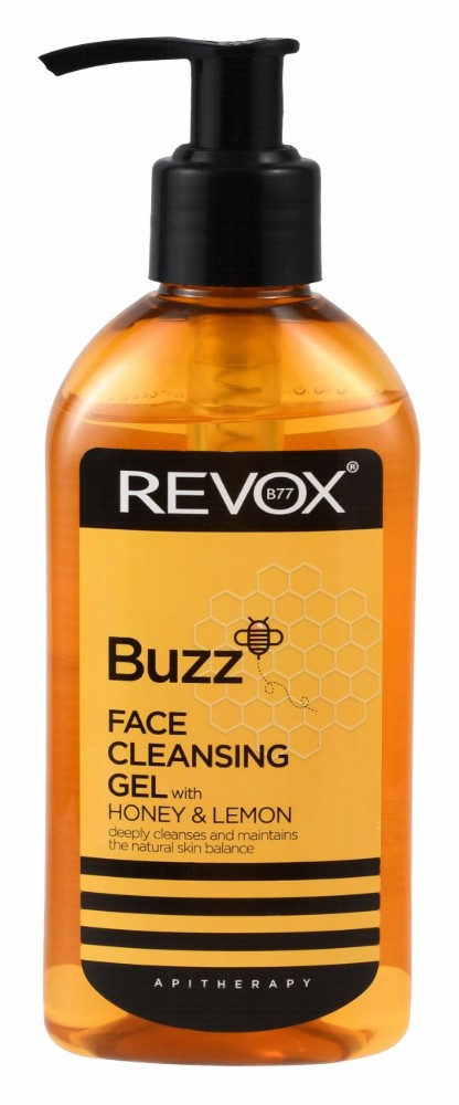 Revox B77 Buzz Maintaining Face Cleansing Gel with Lemon & Honey Extract - cruelty free