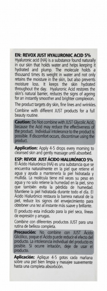 Revox B77 Just 5% Hyaluronic Acid Face Serum