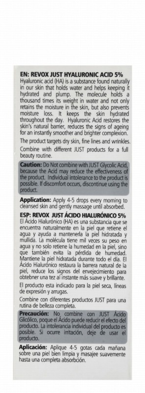 Revox B77 Just 5% Hyaluronic Acid Face Serum