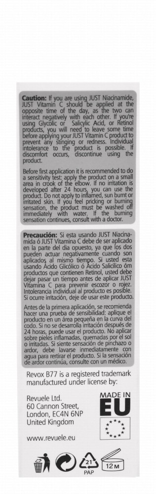 Revox B77 Just Antioxidant 20% Vitamin C Facial Serum