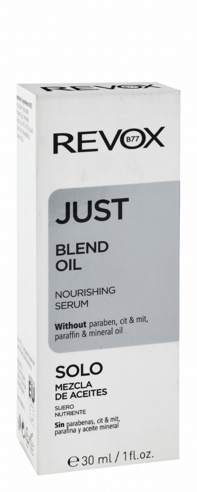 Revox B77 Just Blend Oil Nourishing Face Serum - parabens free, paraffin free, mineral oils free