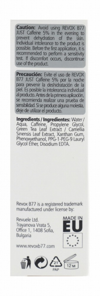 Revox B77 Just Eye Contour Serum with 5% Caffeine