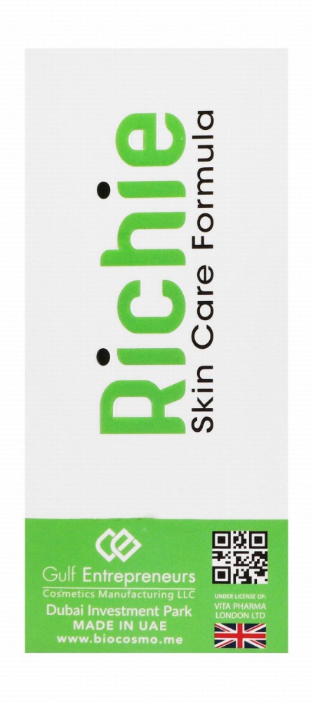 Richie Exfoliating, Revitalizing & Restoring Face Serum with 12% AHA & BHA for All Skin Types